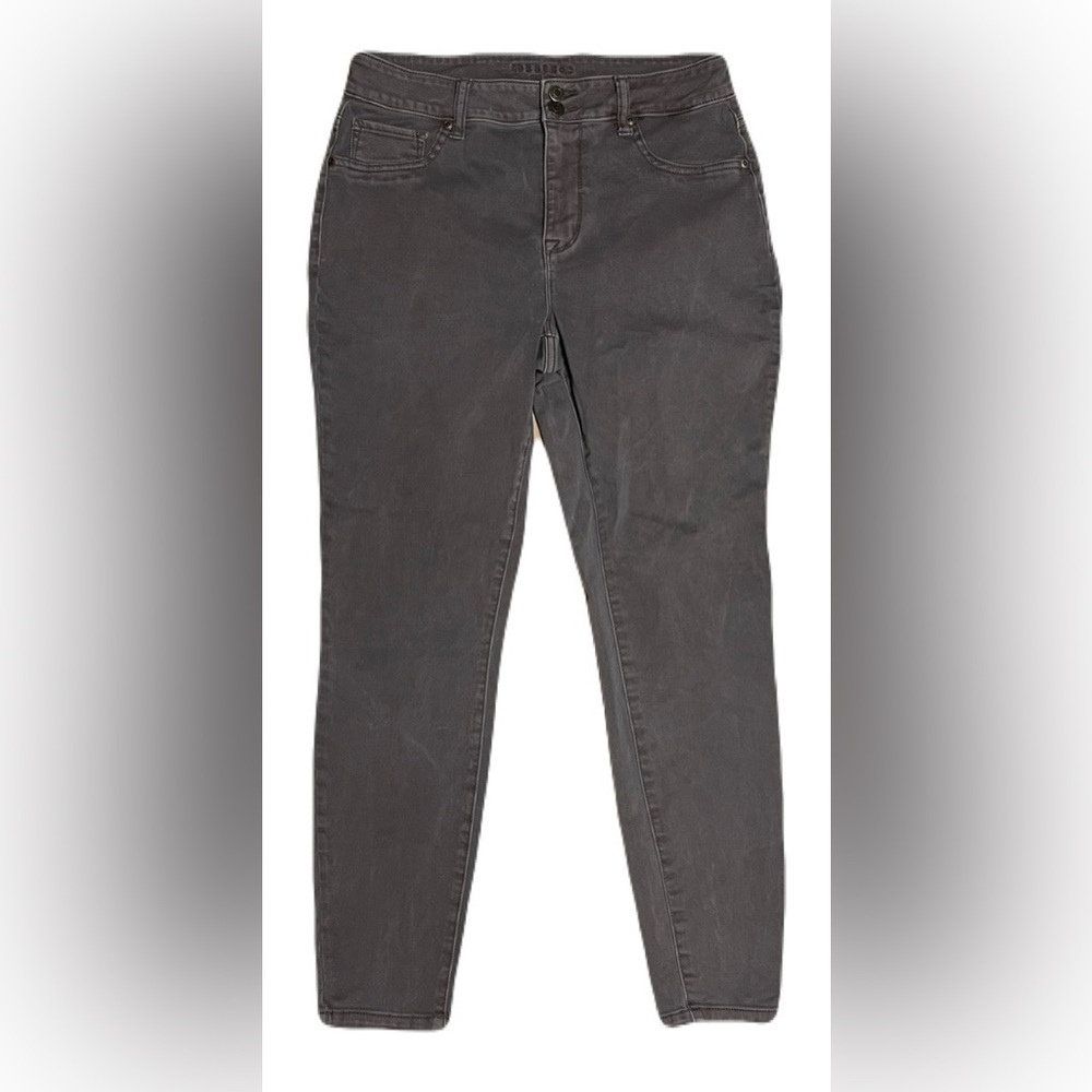 Maurices Gray/Taupe Colored High-Rise Skinny Jeans- Size Medium Short